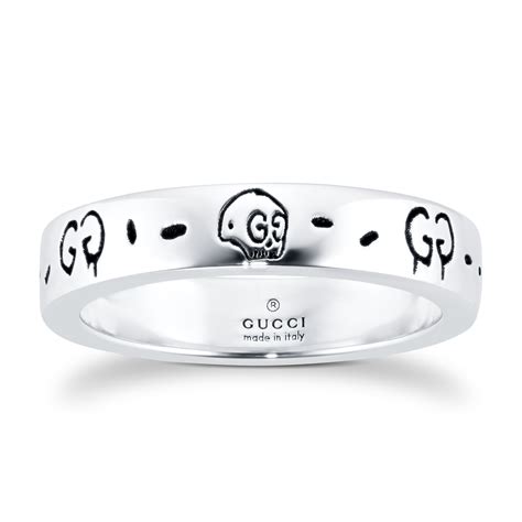 gucci silver ghost 4mm ring|gucci ghost ring nordstrom.